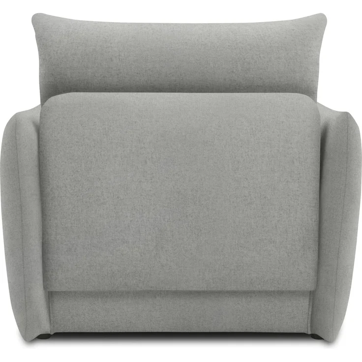 DOMO. collection Sessel 700023, Polstersessel, Schlaffunktion, Federkern, Füße mit Filzgleitern, Armsessel, Cocktailsessel, Loungesessel, 105 x 100 x 95 (BxTxH), grau – Bild 5