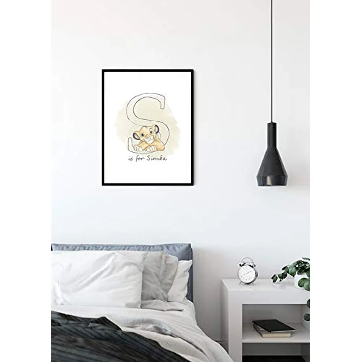 Komar Disney Wandbild S like Simba, Kinderzimmer Dekoration, 50x70cm, hochwertiger Kunstdruck, König der Löwen, ohne Rahmen, WB051-50x70 – Bild 3