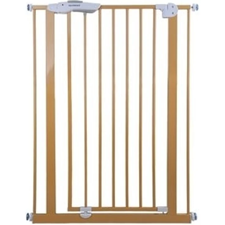 Absperrgitter Treppenschutzgitter beige für 75-85cm Durchgang 110cm Hoch – Bild 6