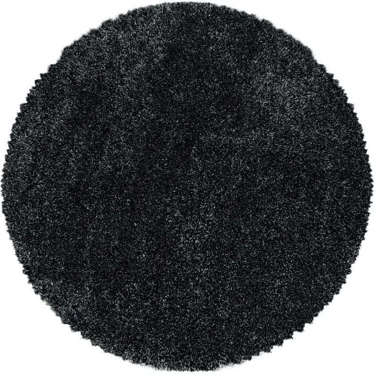 SIMPEX24 Teppich Unicolor - Einfarbig, Rund, Höhe: 30 mm, Teppich Wohnzimmer Einfarbig Shaggy Verschidene Farben und Größen