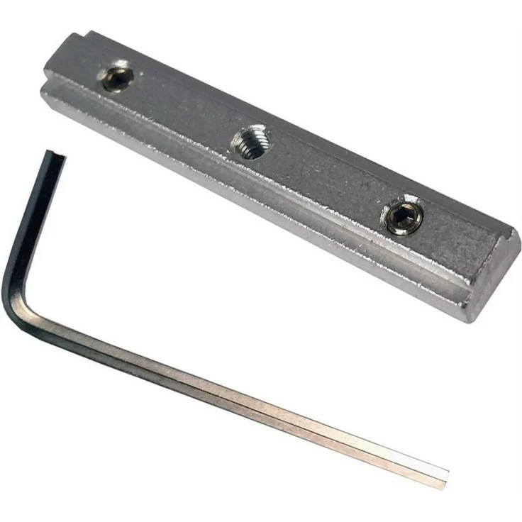 Bestlivings Gardinenschiene, 2-läufig, Fixmaß, verschraubt, Flache Aluminium Schiene (7mm), Längen bis 480cm, (4x120 cm) – Bild 2
