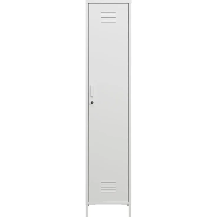 Kleiderschrank Seinäjoki 180x38x38 cm Weiß [en. casa] – Bild 6
