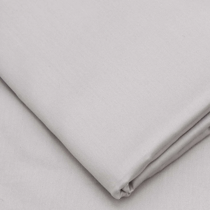 L'essentiel Maison 'De Light Grey' Satin-Spannbettlaken (Queen-Size) (DE), Hellgrau, 200+30 x 150 cm – Bild 3