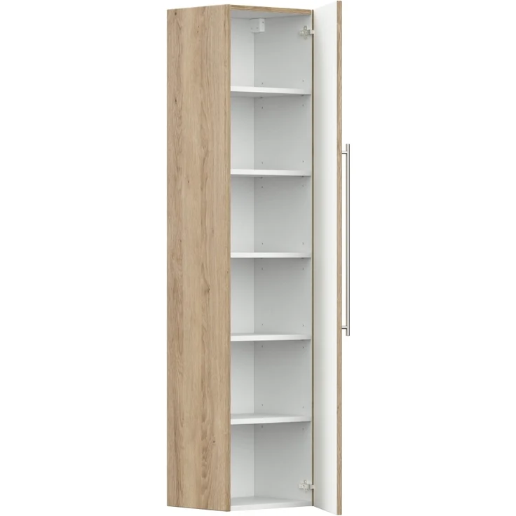 Hochschrank 150 cm eiche hell : Eiche hell – Bild 2