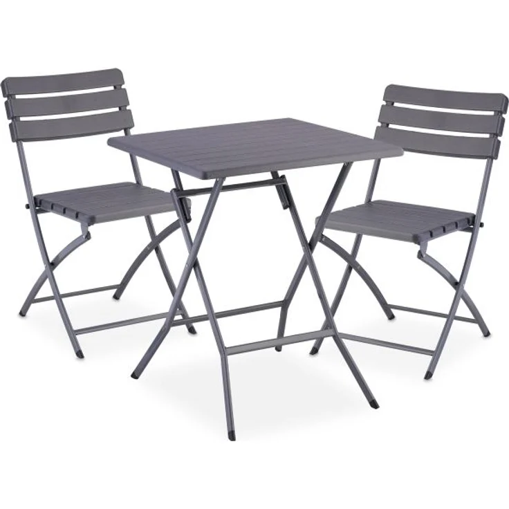 Balkonmöbel Set 3-teilig in Holzoptik 10049589_111 – Bild 1