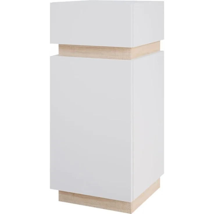 Midischrank Gloria Weiß 33 x 75.5 cm mit Tür und Schublade Vicco – Bild 1