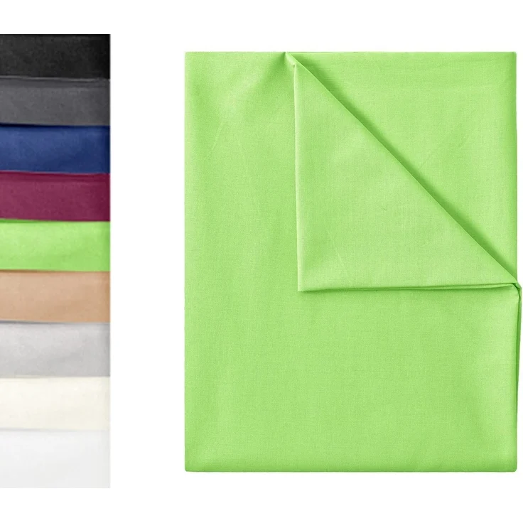 NatureMark Bettlaken klassisches Betttuch Haustuch, 100% Baumwolle, Gummizug: ohne, (1 Stück), Laken Haustuch, viele Größen und Farben, 150x250 cm, Apfel grün – Bild 5