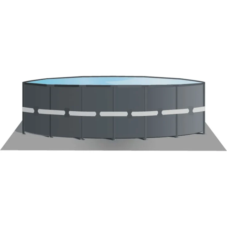 Intex 'Frame Swimming Pool Set Ultra Rondo XTR', anthrazit, Ø 488x122 cm, inkl. Sandfilteranlage – Bild 4