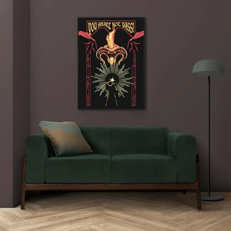 Grupo Erik Premium Leuchtendes Poster Der Herr der Ringe, 50 x 70 cm, Leuchtet im Dunkeln, Wandkunst – Bild 5