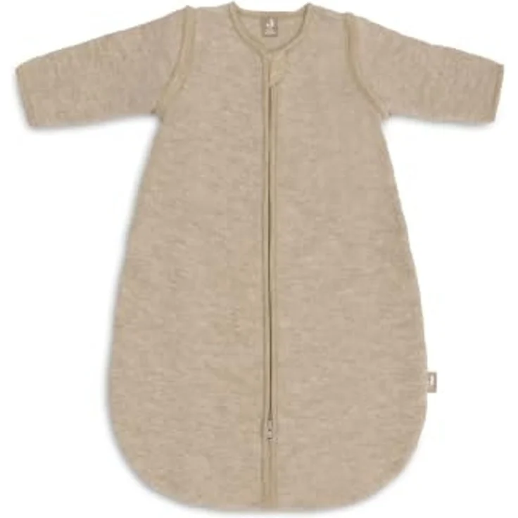 Jollein Schlafsack Baby Wolle - 60 cm - 2.0 bis 2.5 TOG - 100% Merinowolle - Abnehmbare Ärmel - Temperaturregulierend - Oeko-Tex Zertifiziert - Natural – Bild 1