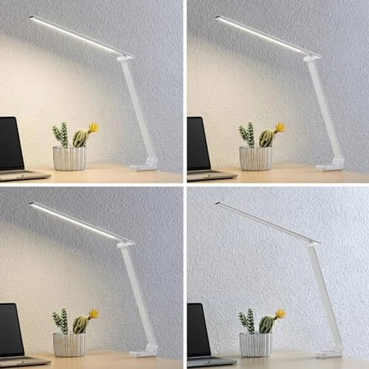 Prios Schreibtischlampe Tamarin, Enthalten, 1 x 13 W LED, universalweiß – Bild 3