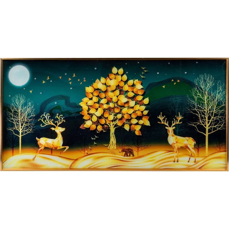 Formano Diamant Hirsche Wandbild Wanddeko
