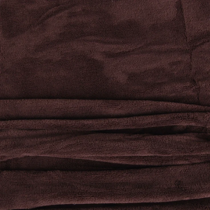 Kuscheldecke supersofte Tagesdecke vielseitig verwendbare Microfaser-Decke, flauschig und anschmiegsam in vielen verschiedenen modischen Farben erhältlich (braun - schokobraun / 150x200 cm) – Bild 6