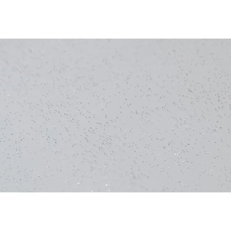 GEMITEX Transparente Tischdecke mit Glittereffekt, silberfarben, gewachst, hergestellt in Italien, rund 140 cm – Bild 2