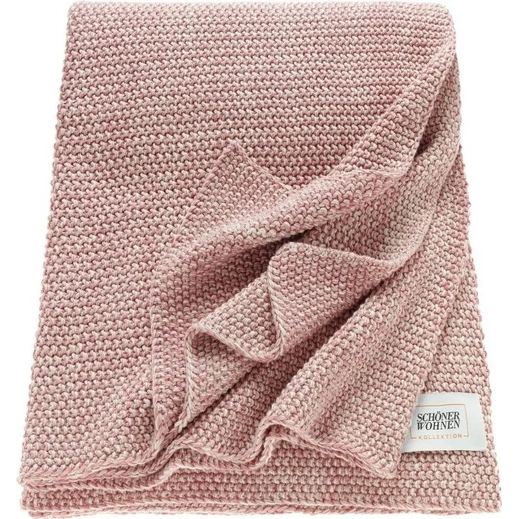 Wohndecke Melange, SCHÖNER WOHNEN-Kollektion, Strickdecke mit Melange-Effekt, Kuscheldecke – Bild 4