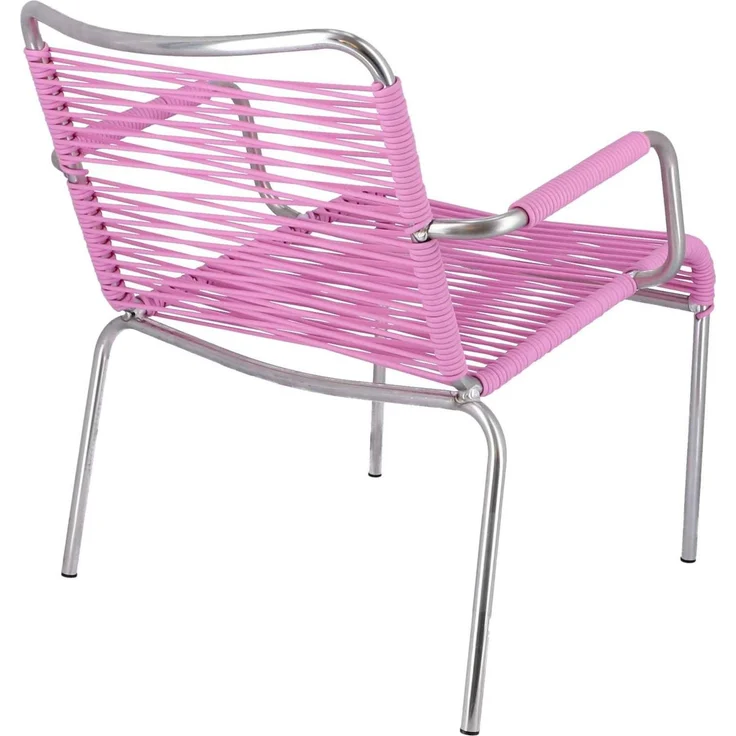 Outdoor Sessel Fiam Mya Lounge Spaghettil aus Aluminium pink – Bild 2