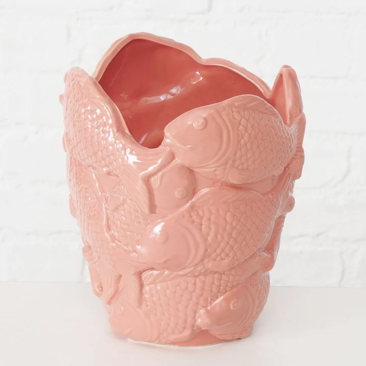 Übertopf PESCADO DH 19x22 cm rosa Blumentopf Blumenkübel Pflanzenkübel – Bild 2