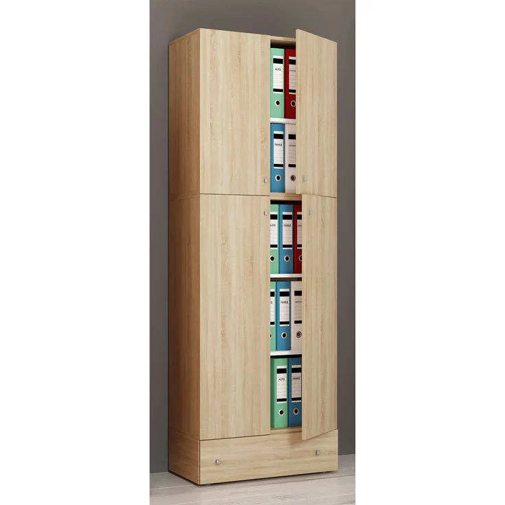 VCM Büroschrank Lona 917793 Sonoma-Eiche H. 200 x B. 70 x T. 39 cm – Bild 3