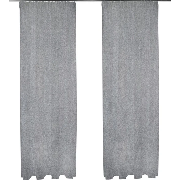 OTTO home Verdunkelungsvorhang Ronnel, 2er-Set, 100% Lichtschutz, Multifunktionsband (2 St), Multifunktionsband, verdunkelnd, Polyester, 2x einfarbig, Wohnzimmer, Schlaf/-Kinderzimmer, 100% verdunkelnd – Bild 4