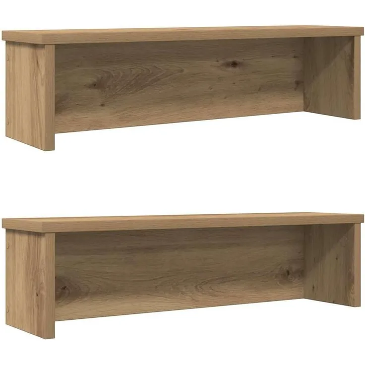 vidaXL Küchenregale Stapelbar 2 Stk. Artisan-Eiche 60x15x16 cm 860516