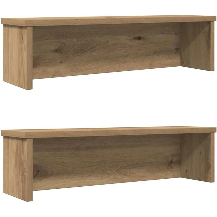 vidaXL Küchenregale Stapelbar 2 Stk. Artisan-Eiche 60x15x16 cm 860516 – Bild 1
