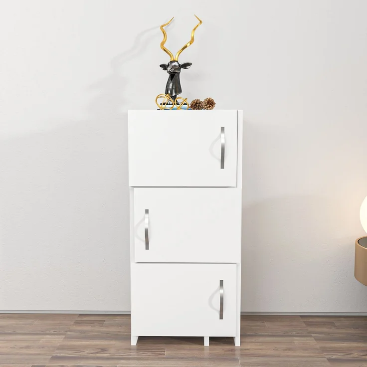 Skye Decor 'Anna - White' Mehrzweckschrank, Weiß, 65 x 89,8 x 31,5 cm – Bild 4