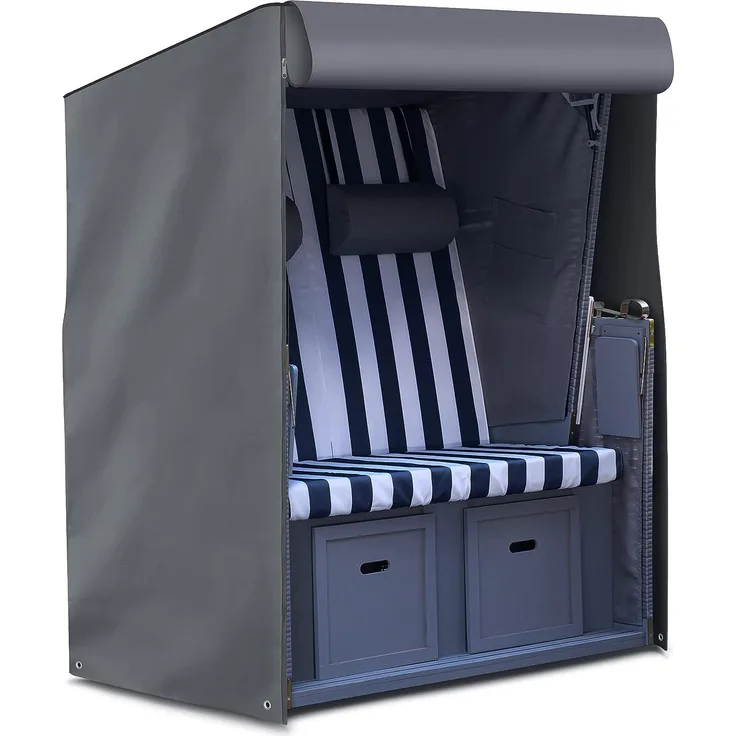 Schutzhülle für Strandkorb XXL 150 x 105 x 165/140 cm