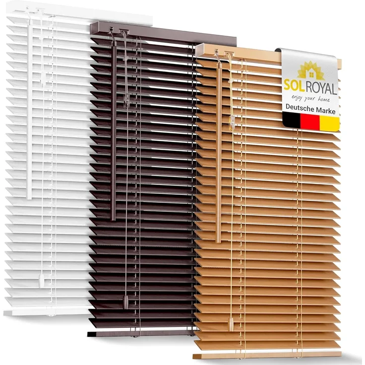 Sol Royal Jalousie SolDecor JH3, Holzjalousie Eiche