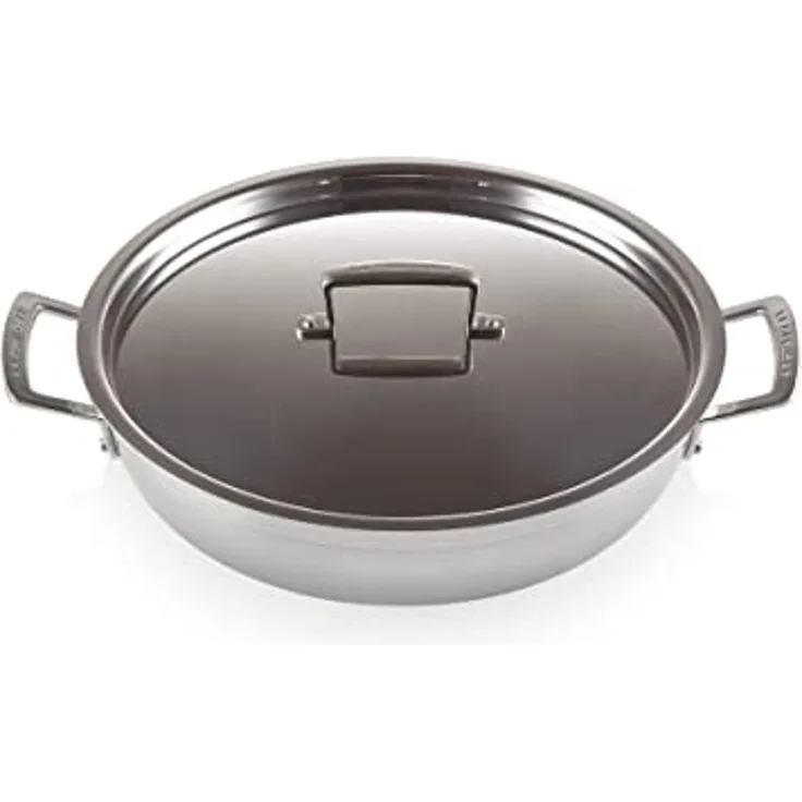 Le Creuset 3-Ply Antihaft Profipfanne mit Deckel 30 cm