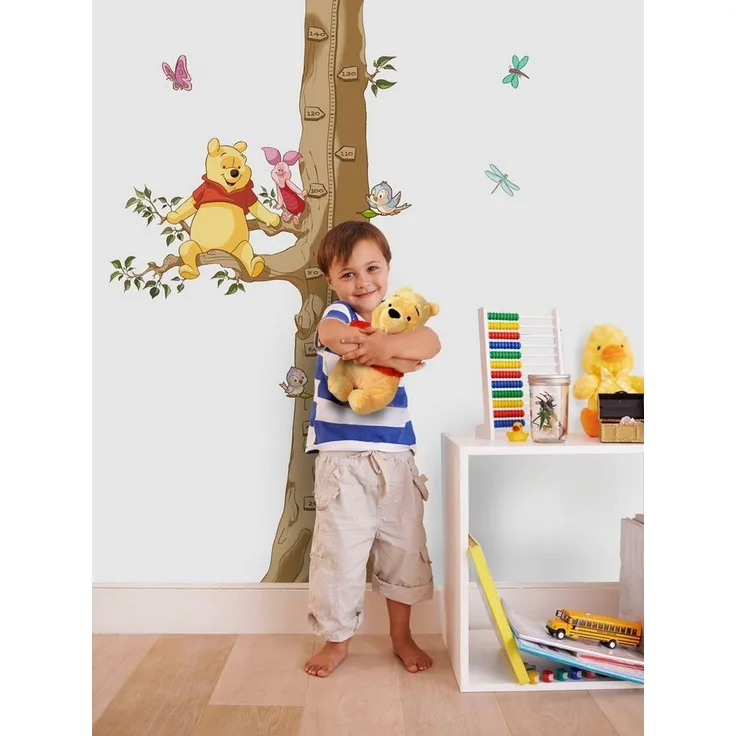 Komar Wandtattoo Winnie the Pooh Size - Größe 100 x 70 cm (8 St), Künstler: Disney, selbstklebend, Wandsticker, Kinderzimmer