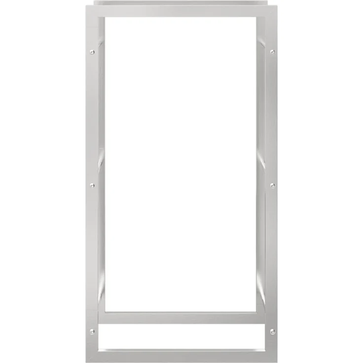 vidaXL Brennholzregal 50x28x94 cm Edelstahl 357860 – Bild 4