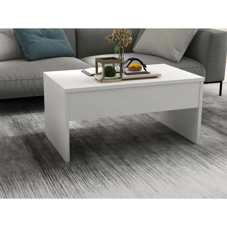 Skye Decor 'Akilli - White' Couchtisch, Weiß, 90 x 45 x 52 cm – Bild 2