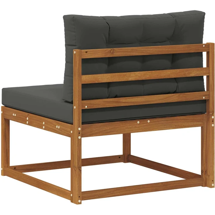 vidaXL Outdoor Mittelsofa Natur 900534 – Bild 5