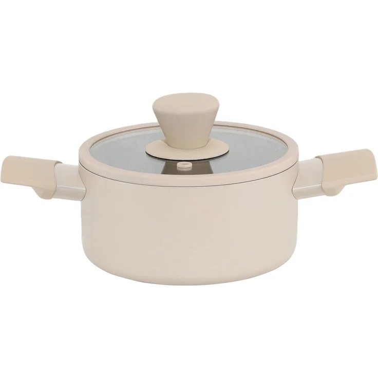 Hanseatic Topf-Set ALU SCANDI, mit Antihaftbeschichtung, Aluminium (Set, 9-tlg, Stielkasserolle 16 cm, Kochtopf 16/20/24 cm, Bratpfanne 24/28 cm), für alle Herdarten geeignet – Bild 4