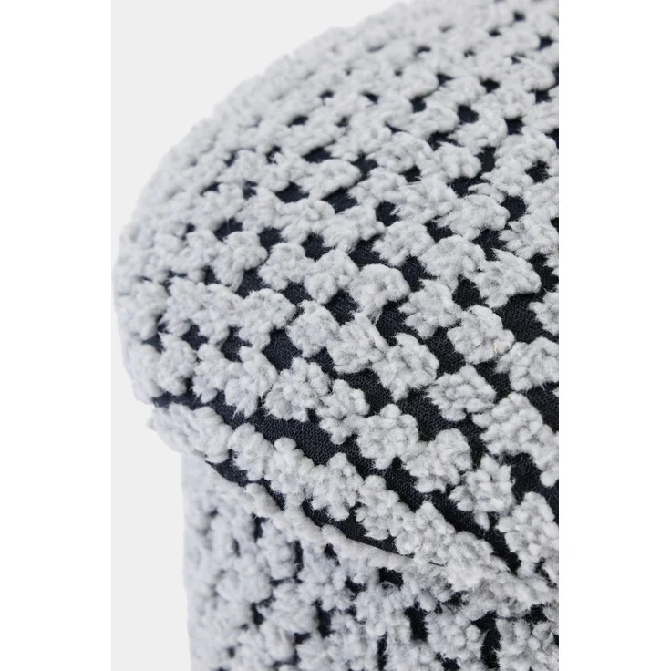 Skye Decor 'Alpaka - Grey' Pouf, Grau, 33 x 43 x 33 cm – Bild 5