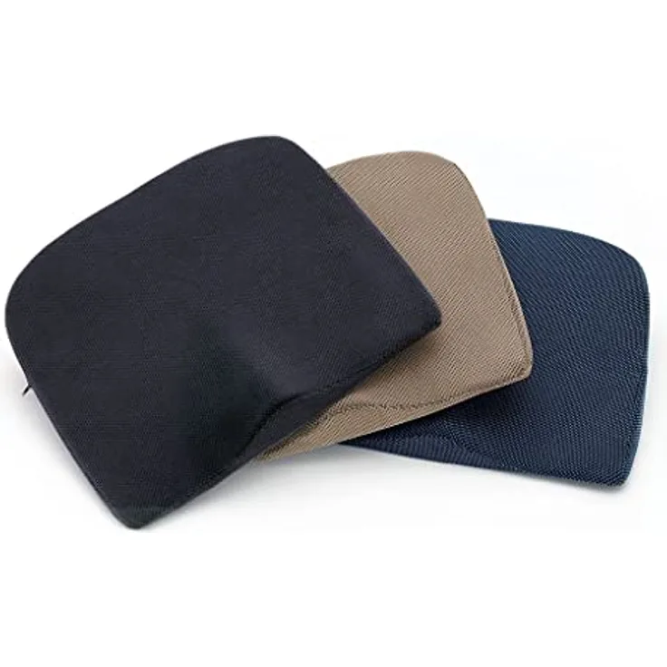 SISSEL Sitzkissen Spezial 2 in 1, ergonomisches Sitzkissen mit Wirbelsäulenentlastung, blau