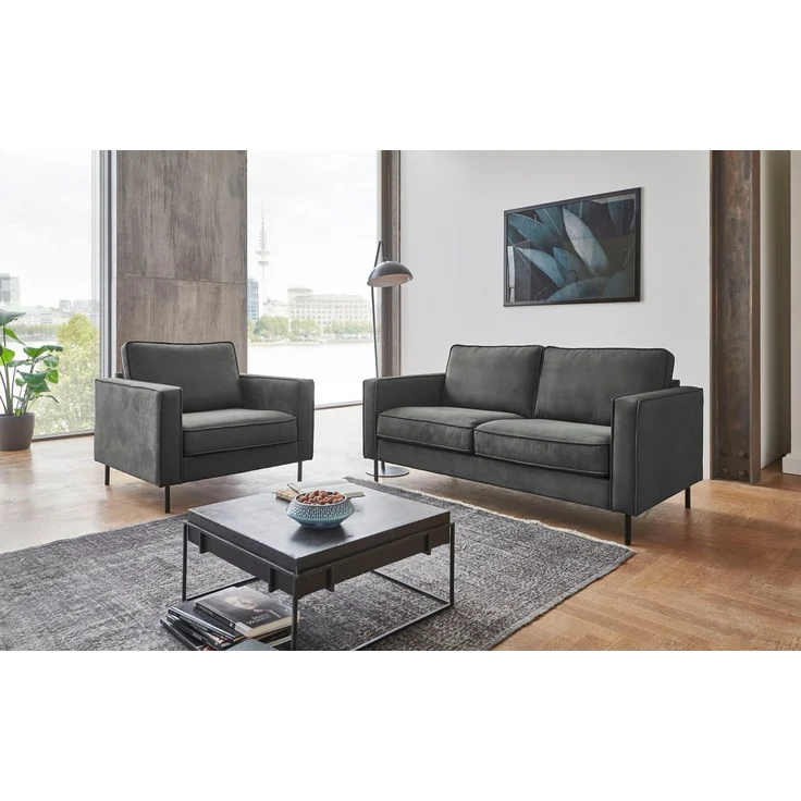 ATLANTIC home collection Sessel Weston, 95/87/81 cm, Anthrazit, 1, 1 Sessel – Bild 5