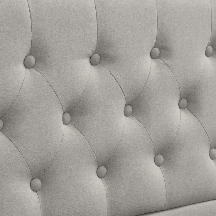 Stauraumbett Doppelbett mit Lattenrost und Bettkasten, 180x200 cm, gepolsterter Kopfteil, Leinen – Bild 10