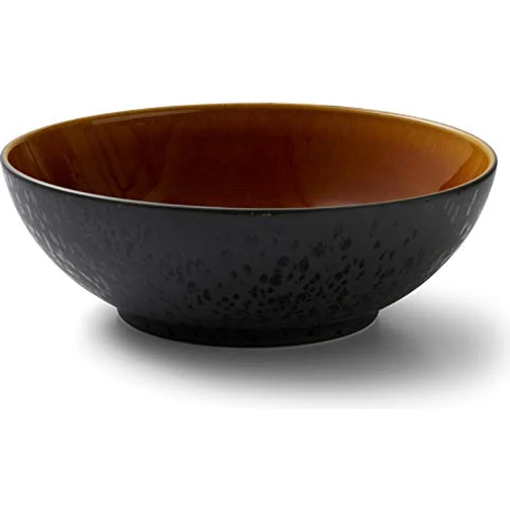 Bitz Salatschüssel schwarz / bernstein 30 cm – Bild 2