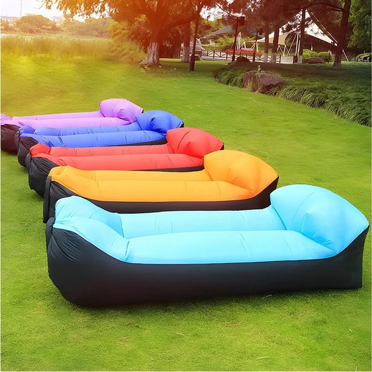 SIKAINI Luftsofa Leichtes aufblasbares Sofa für Camping, Strand und Garten, (Komfortabler Sitz- und Liegekomfort), Leicht & Tragbar Komfortabler Sitz- und Liegekomfort – Bild 1