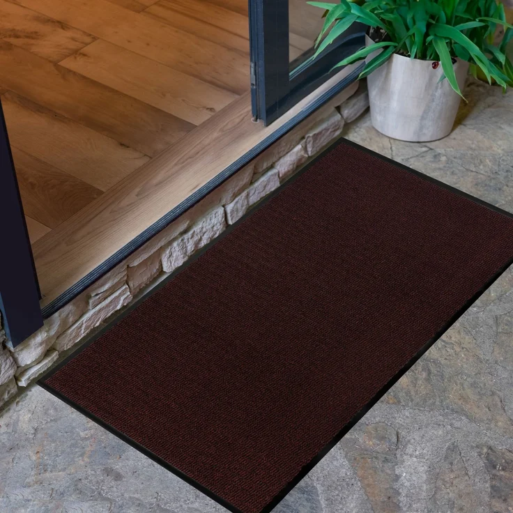 Furni24 Fußmatte - Rot-Schwarz, 90 x 150 cm – Bild 3