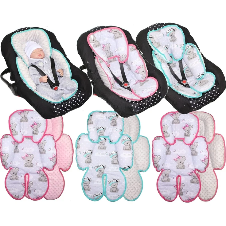 Primawela Sitzverkleinerer Sitzverkleinerer MINKY Einlage Baby Kind für Auto Babyschale Einsatz – Bild 1