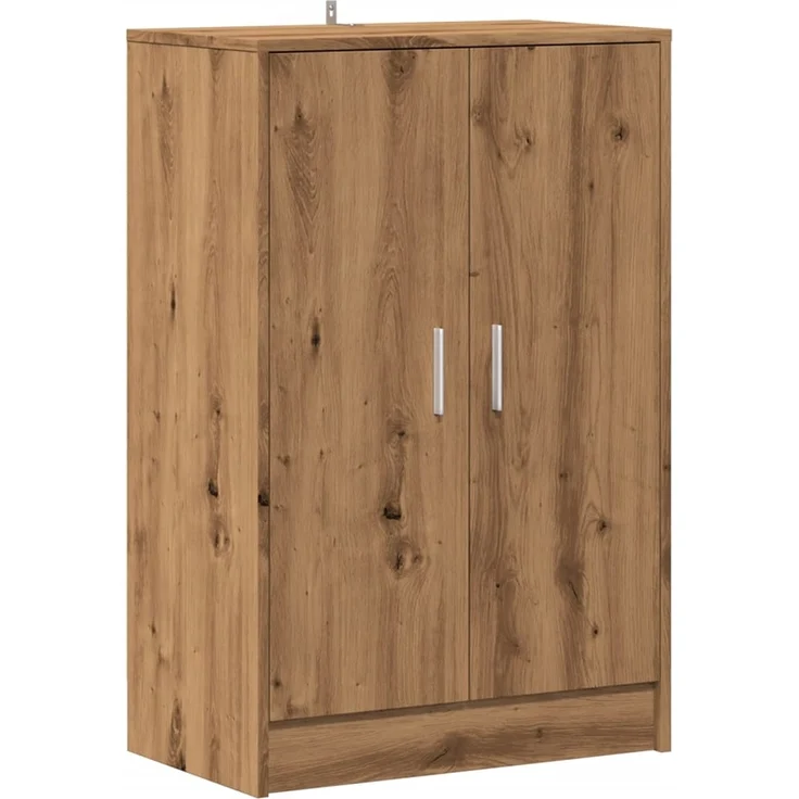 vidaXL Schuhschrank Artisan-Eiche 60x35x92 cm Holzwerkstoff 856699 – Bild 1