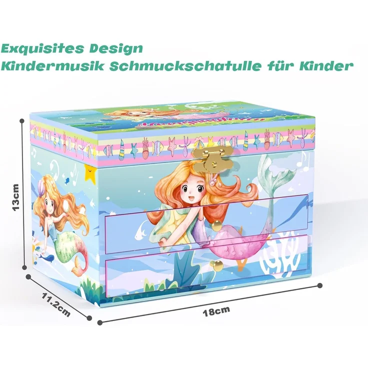 AdelDream Schmuckkasten Musik-Aufbewahrungsbox – Bild 3