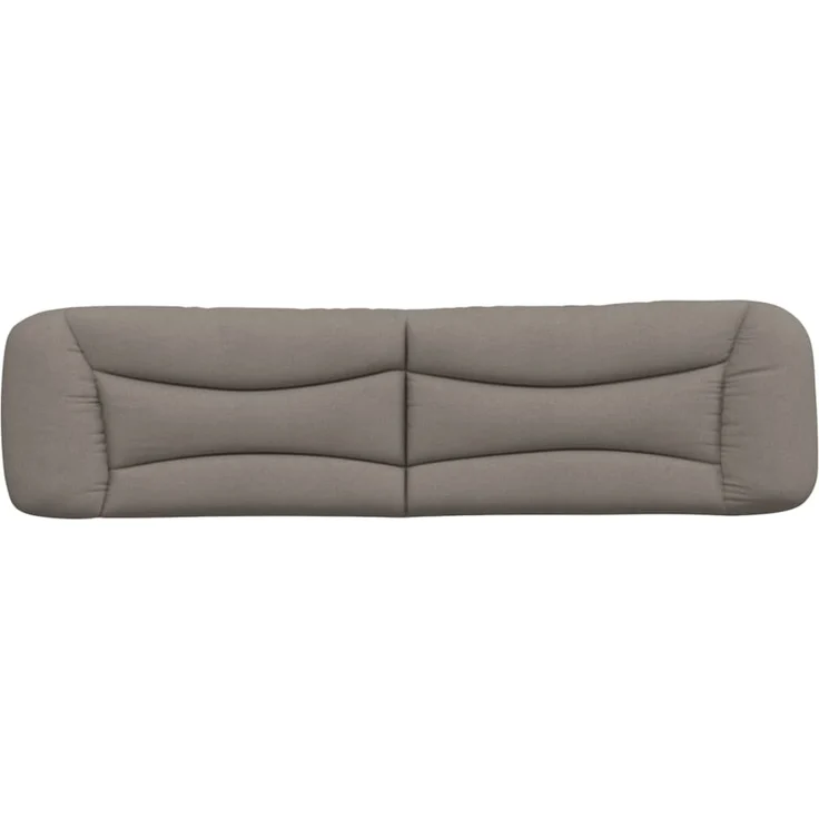 vidaXL Kopfteil-Kissen "Hvar" Taupe 200 cm Stoff – Bild 4
