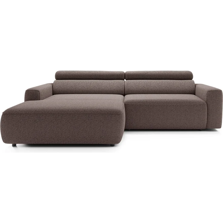 Selsey 'Fando' Ecksofa mit Schlaffunktion, L-Form, 4-Sitzer, Flechtstoff Hellbraun, 252 cm, links – Bild 4