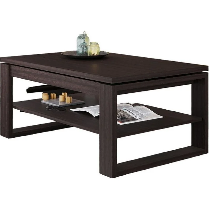 designimpex Couchtisch Design Multifunktionstisch Nuo Arbeitstisch Tisch Ablage Esstisch – Bild 1