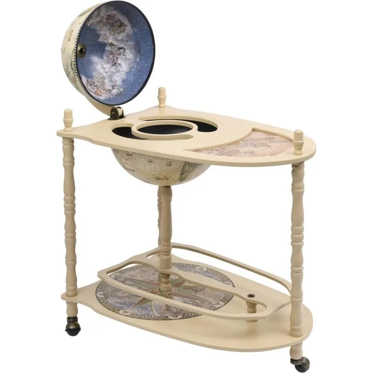Globus-Bartisch Eukalyptusholz Grün Freistehend [320908]