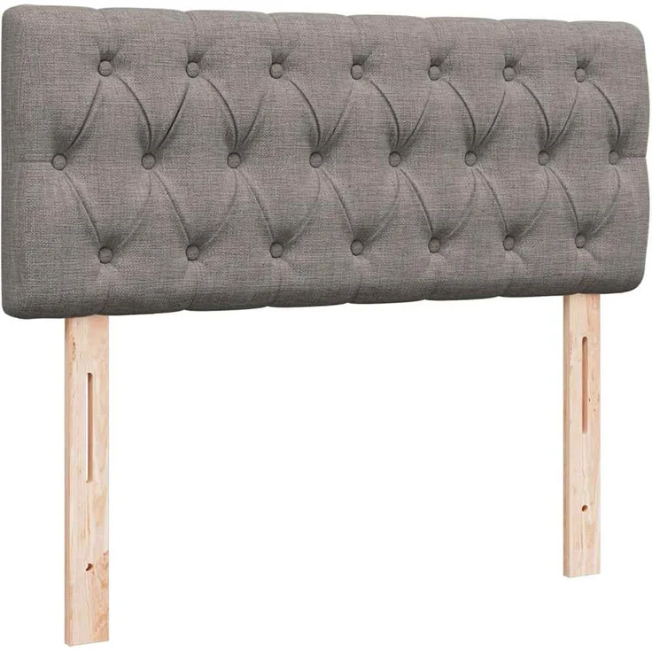 vidaXL Ottoman-Bett mit Matratze Taupe 120x200 cm Stoff 3311536 – Bild 7