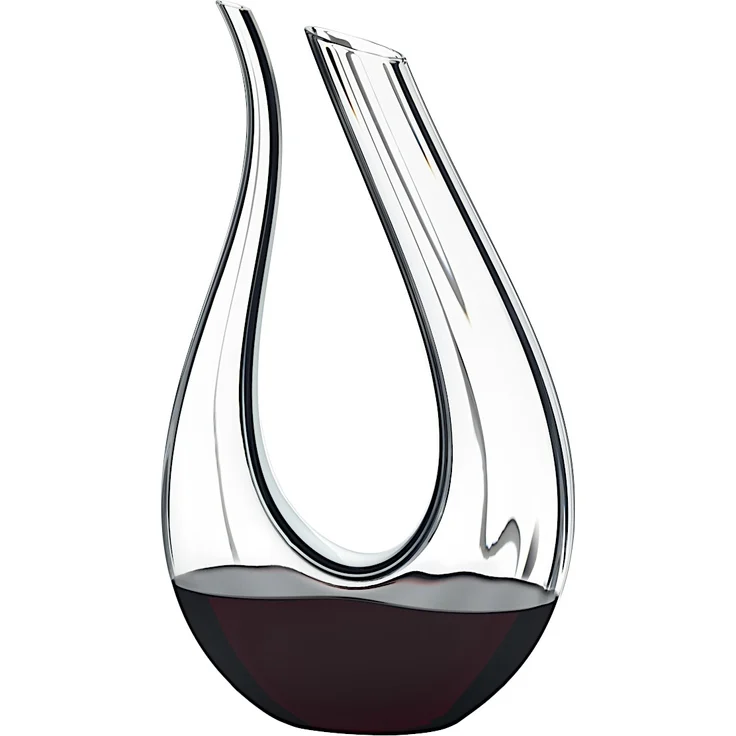 RIEDEL 1756/00 Dekanter AMADEO Fatto a Mano schwarz-weiß-schwarz, handgefertigt, Design-Dekanter – Bild 4
